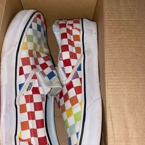 rainbow vans